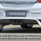 Rieger 00099334 Opel Astra H Rear Diffuser