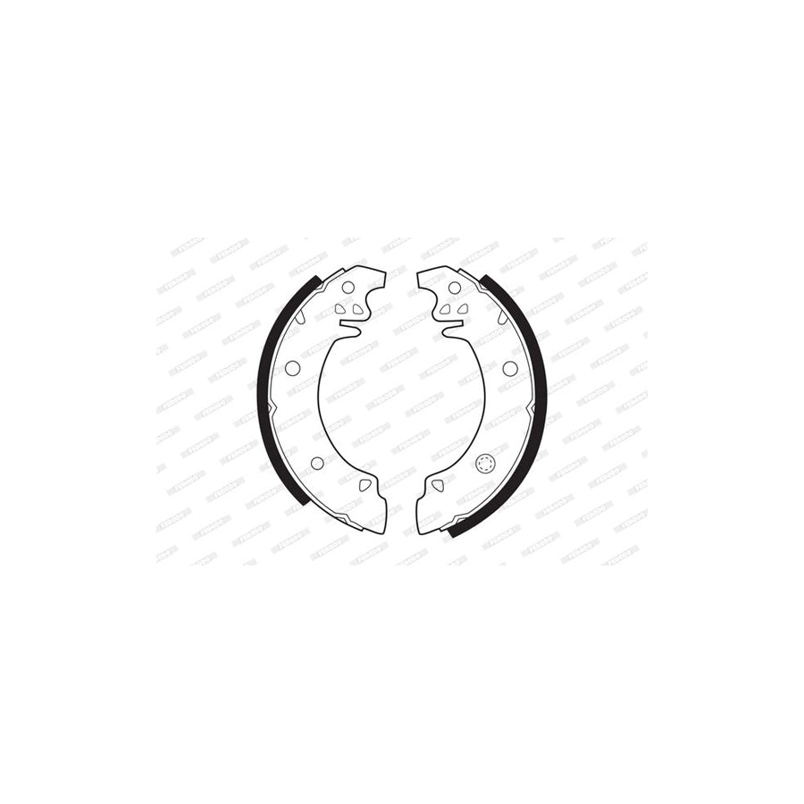 FERODO FSB42 Brake Shoe Set with accessories PREMIER