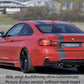 Rieger 00088073 BMW 4 Series F32 F33 F36 Rear Diffuser for Twin Tailpipe Left & Right - Glossy Black