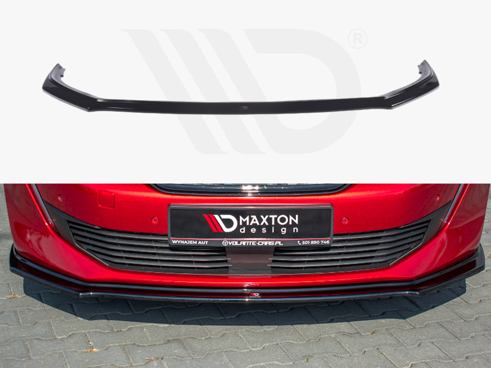 Maxton Design PE-508-2-GT-FD2T Front Splitter V.2 Peugeot 508 MK2 | Duco Car Parts UK Car Parts