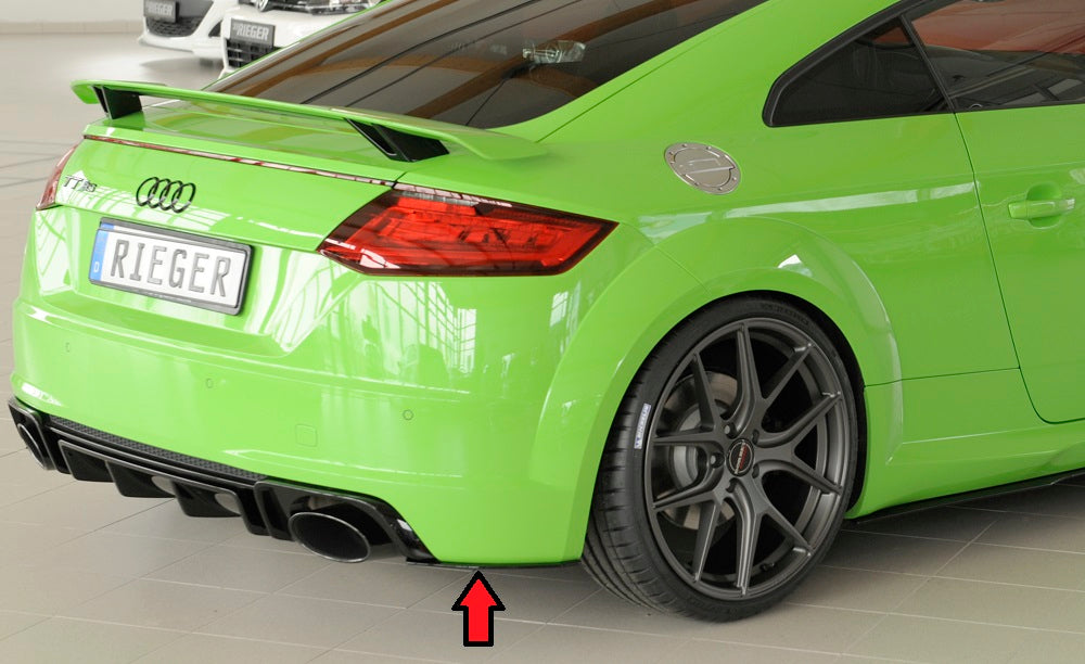 Rieger 00055174 Audi 8J 8J1-FV 8S TTRS Right Rear Side Splitter