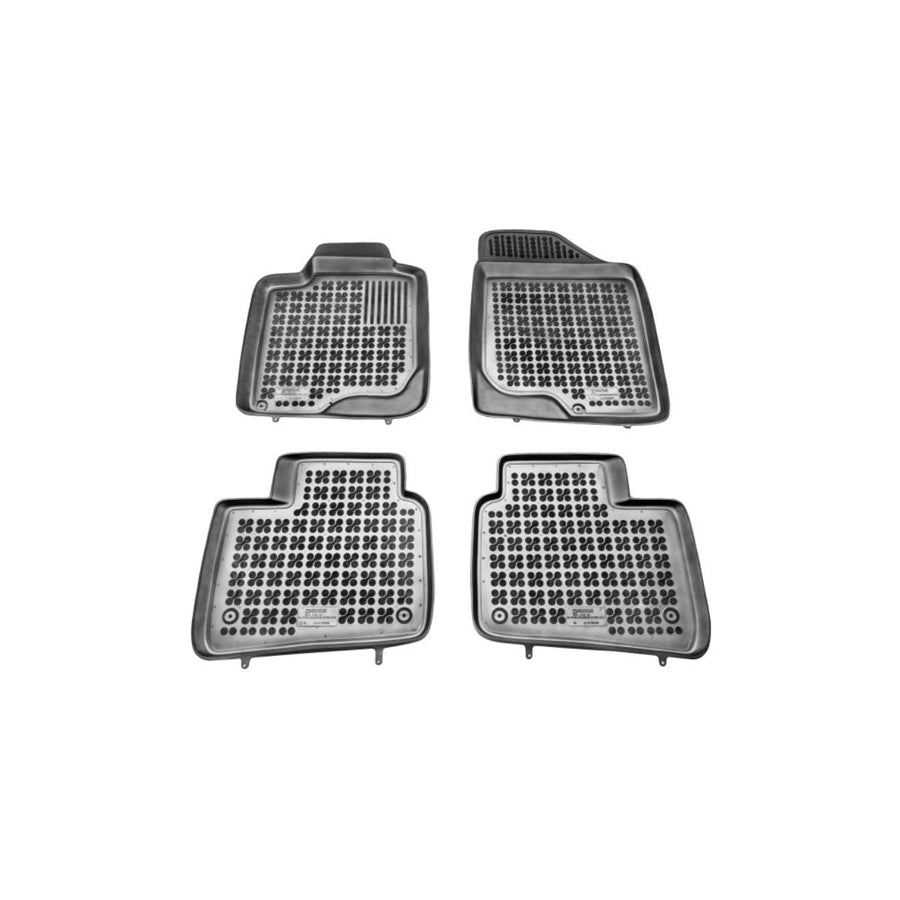 REZAW PLAST 201015 Floor mat set for KIA Optima / K5 (TF) Elastomer, Front and Rear, Black