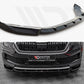 Maxton Design SK-KO-1F-FD1T Front Splitter V.1 Skoda Kodiaq MK1 Facelift (2021-) | Duco Car Parts UK Car Parts