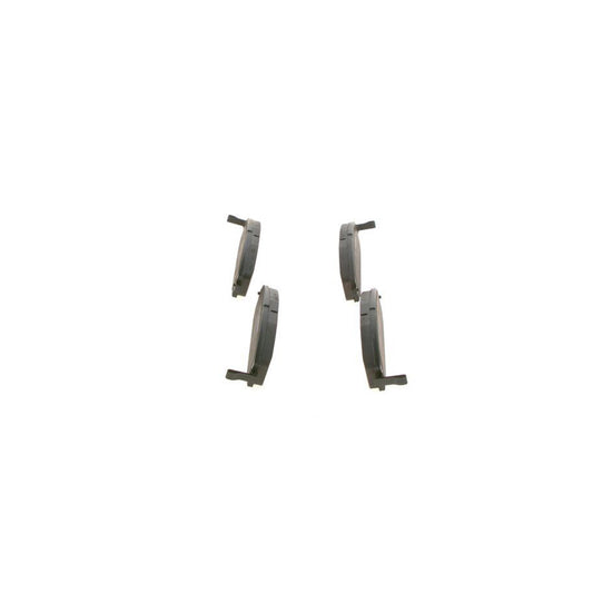 Bosch 0986494150 Brake Pad Set For Nissan Patrol With Acoustic Wear Warning With Anti Squeak Plate With Mounting Manual BP1061