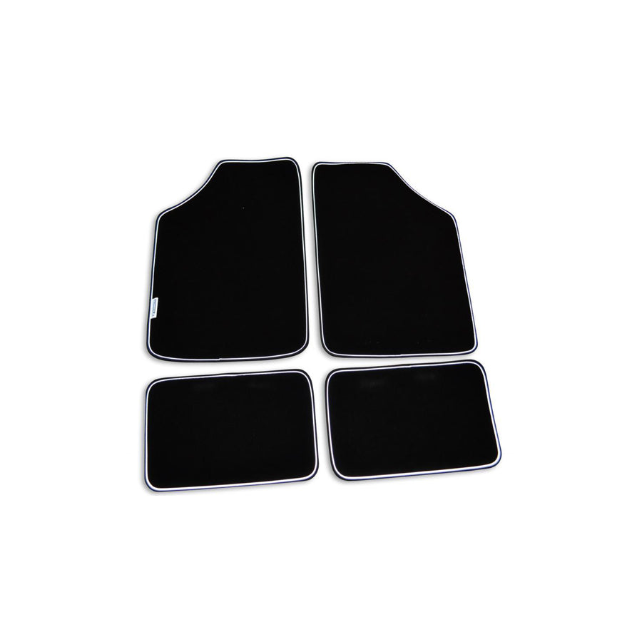 Michelin Universal fit 009080 Floor mat set PP (Polypropylene), Front and Rear, Quantity: 4, Black