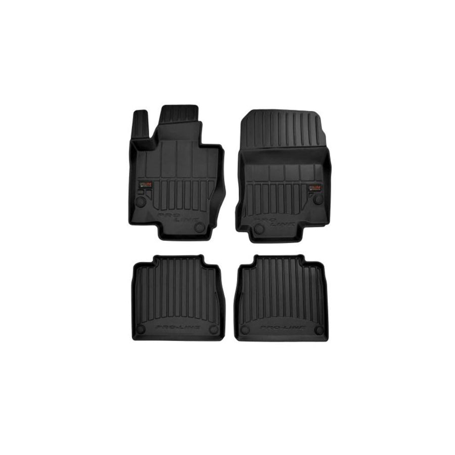 FROGUM Tailored 3D409088 Floor mat set suitable for MERCEDES-BENZ GLS (X167) Elastomer, Front and Rear, Quantity: 4, Black, (LHD)