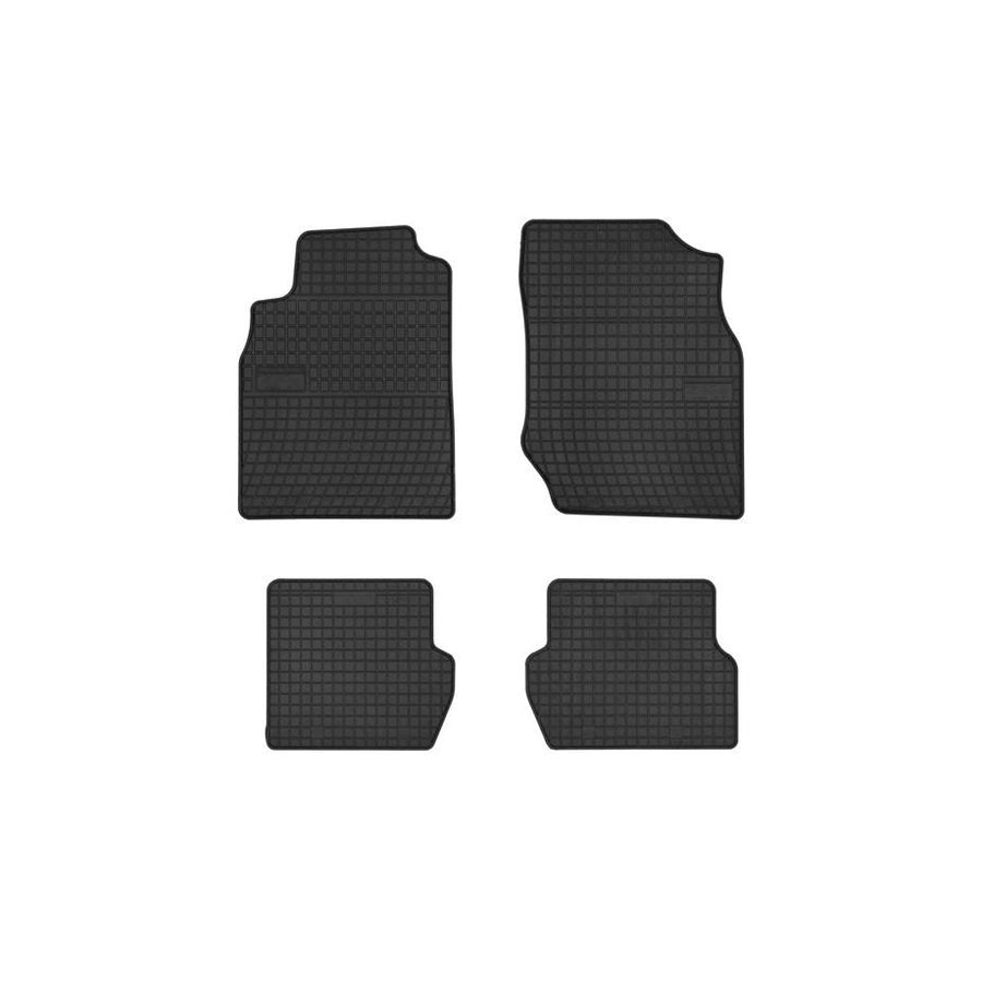 FROGUM 547211 Floor mat set for NISSAN ALMERA Elastomer, Front and Rear, Quantity: 4, Black