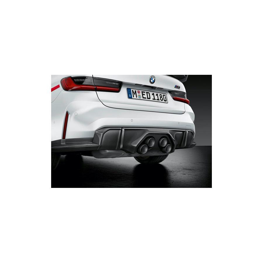 Genuine BMW G80 G82 M Performance Carbon Fibre Rear Bumper Diffuser (M3, M3 Competition, M4 & M4 Competition)