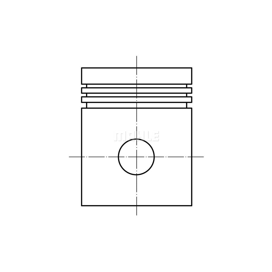 MAHLE ORIGINAL 012 12 00 Piston 79,00 mm, without cooling duct