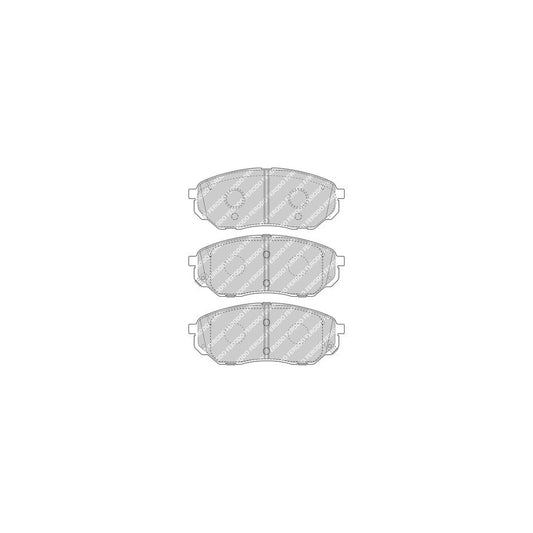 Ferodo Fdb4983 Brake Pad Set With Acoustic Wear Warning With Accessories