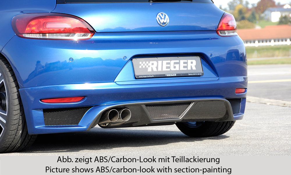 Rieger 00014109 VW 13 Mk3 Scirocco Rear Diffuser