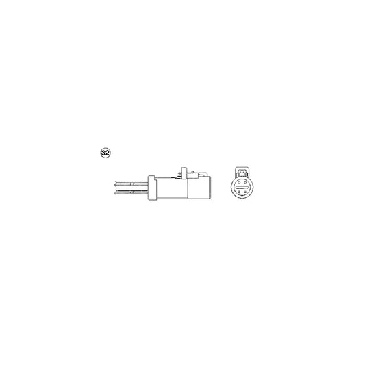 NTK Lambda Sensor / O2 Sensor (NGK 1708) - OZA504-D2