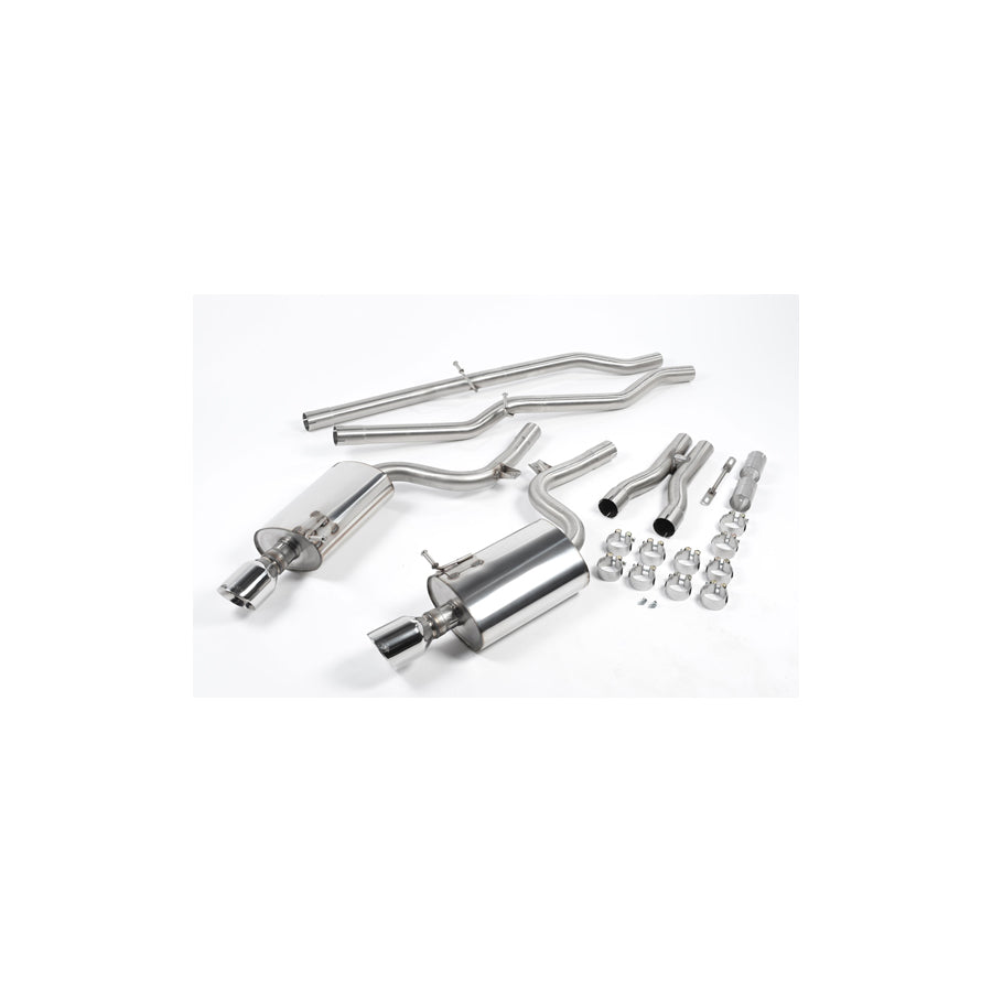 MillTek Audi B6 S4 Non-Resonated Cat-Back Exhaust