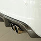 Rieger 00099356 Audi 8V A3 Rear Diffuser for Twin Tailpipe Left & Right - Carbon-Look