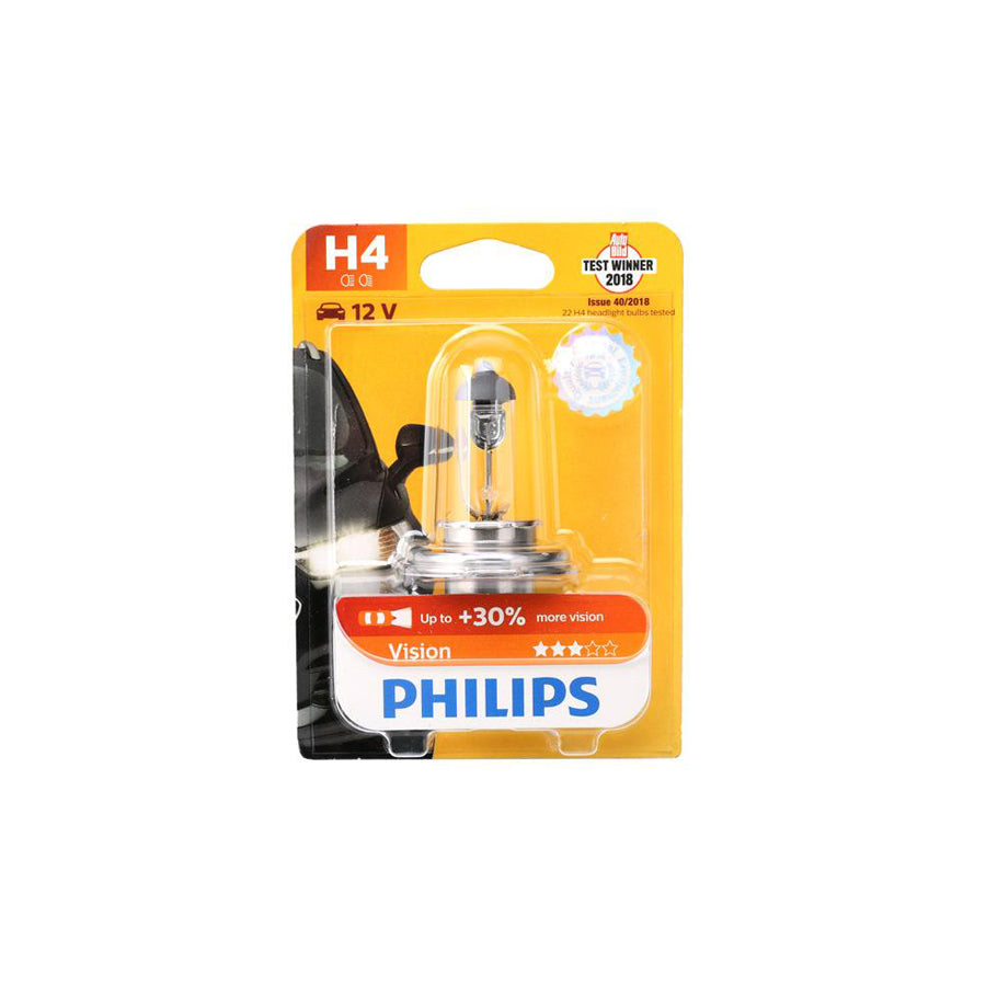PHILIPS Vision 12342PRB1 Bulb, spotlight H4 12V 60/55W P43t-38 Halogen