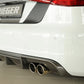 Rieger 00099356 Audi 8V A3 Rear Diffuser for Twin Tailpipe Left & Right - Carbon-Look