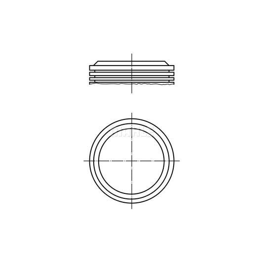MAHLE ORIGINAL 040 32 00 Piston 88,0 mm, without cooling duct
