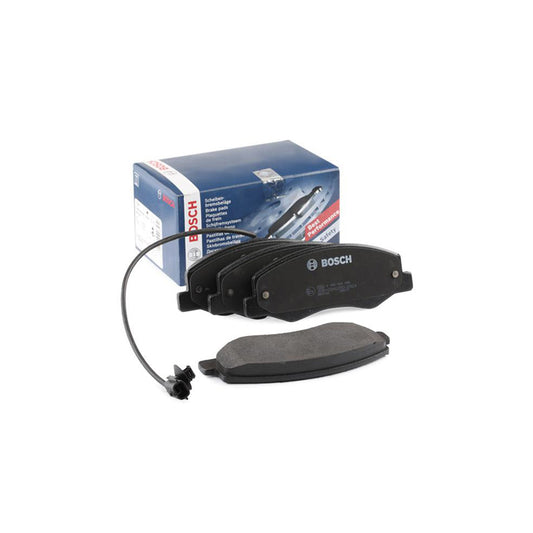 Bosch 0986494499 Brake Pad Set With Integrated Wear Sensor With Anti Squeak Plate BP1418