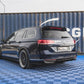 Maxton Design VW Passat B8 (2014-2019) Central Rear Splitter (w/ Vertical Bars)