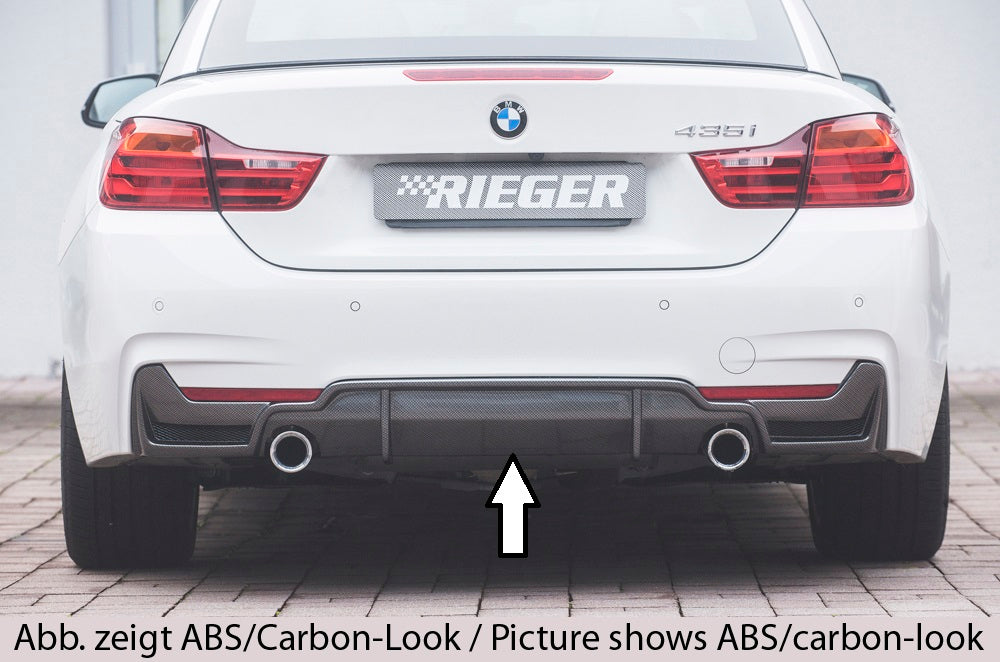 Rieger 00088072 BMW 4 Series F32 F33 F36 Rear Diffuser