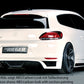 Rieger 00014109 VW 13 Mk3 Scirocco Rear Diffuser for Twin Tailpipe Left -  Matte Black