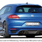Rieger 00014108 VW 13 Mk3 Scirocco Rear Diffuser for Twin Tailpipe Left & Right -  Matte Black