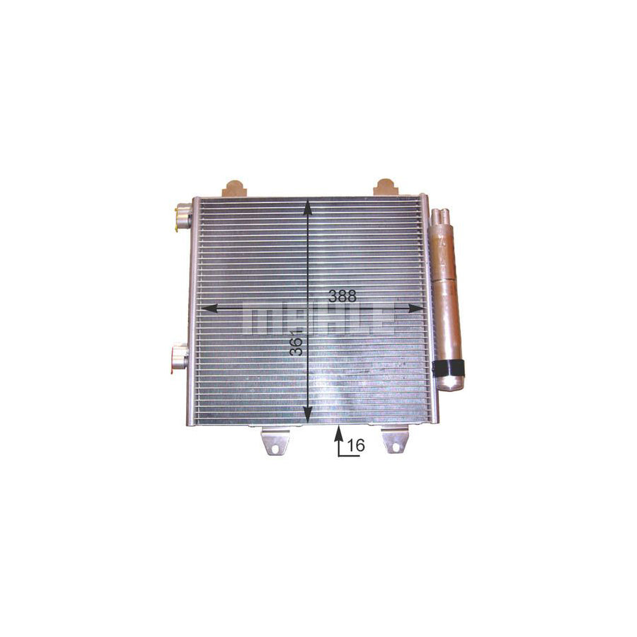 MAHLE ORIGINAL AC 459 000P Air conditioning condenser with dryer