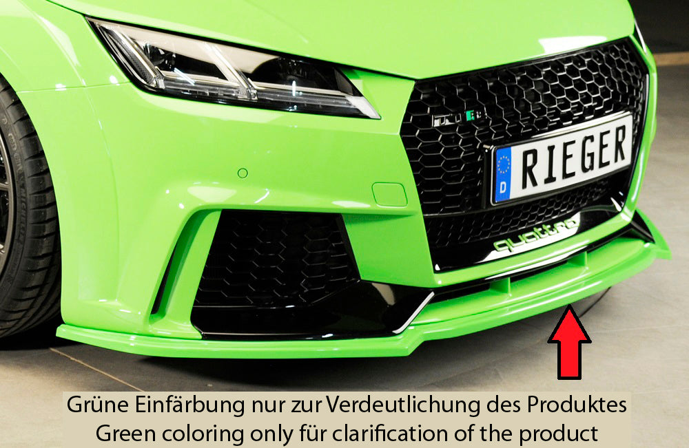 Rieger 00055176 Audi 8J 8J1-FV 8S TTRS Front Splitter