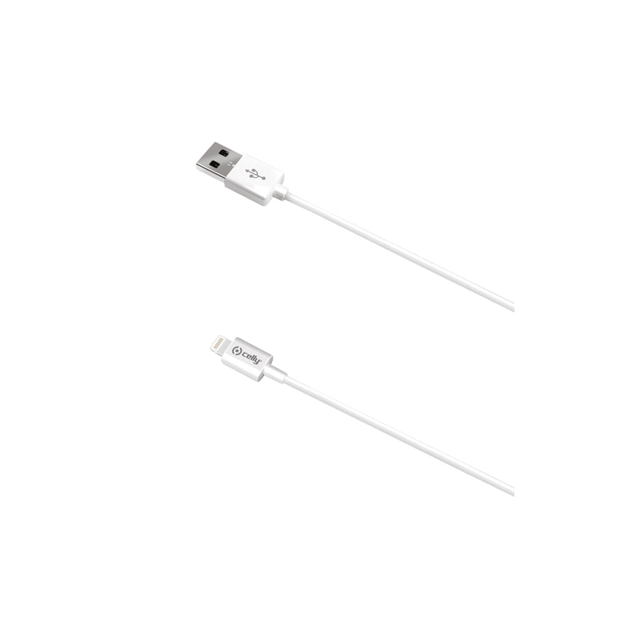 Celly Data Cable USBIP52M USB charge cable White, Sync iPhone 5/5S/5C | ML Performance Car Parts