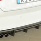 Rieger 00099355 Audi 8V A3 Rear Diffuser for Twin Tailpipe Left - Carbon-Look