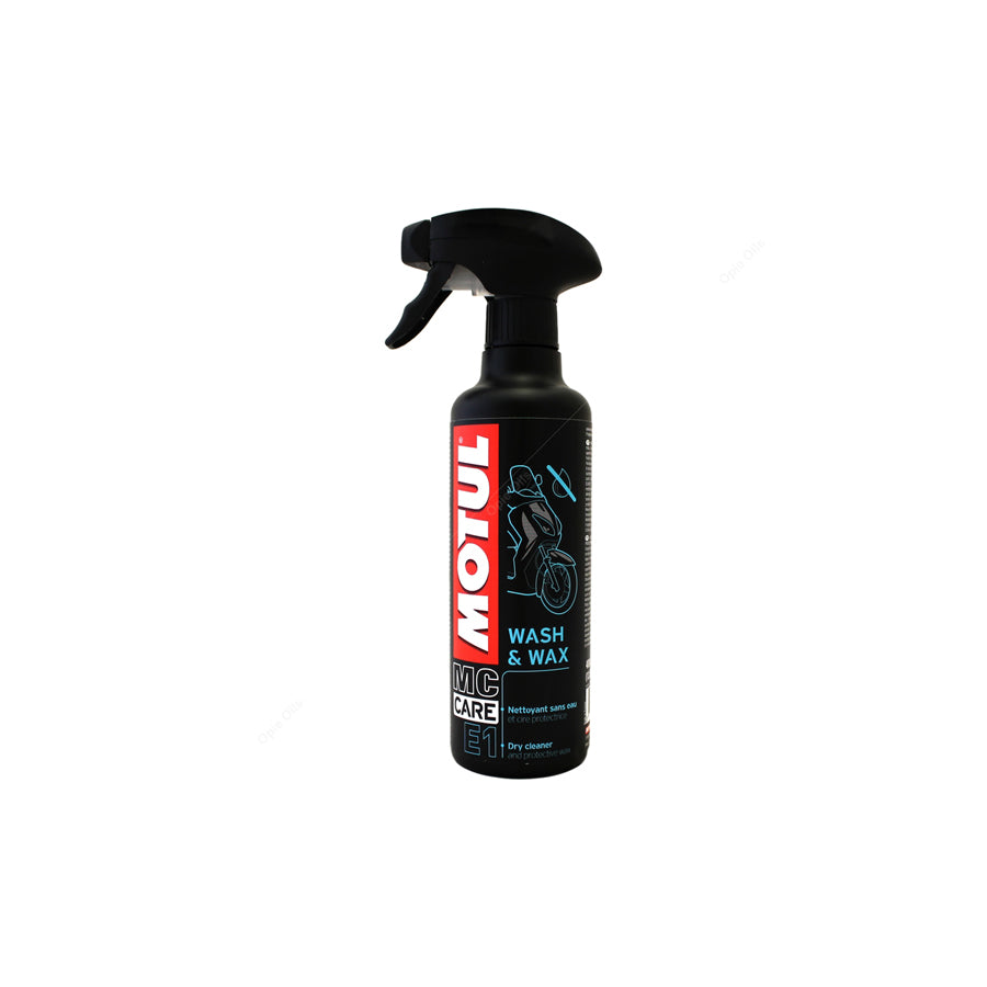 Motul MC Care E1 Wash & Wax - Motorcycle Dry Cleaner Spray