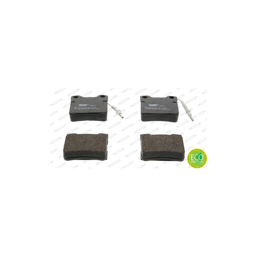Ferodo Premier Eco Friction Fdb619 Brake Pad Set Incl Wear Warning Contact Without Accessories