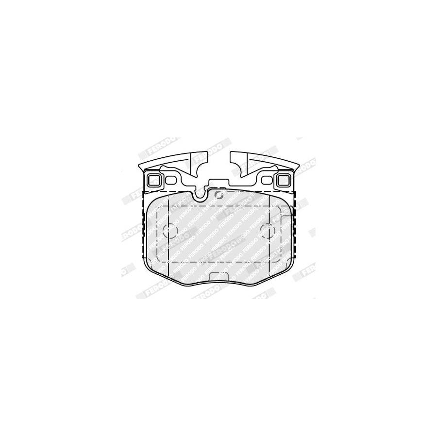 Ferodo Fdb5055 Brake Pad Set Not Prepared For Wear Indicator