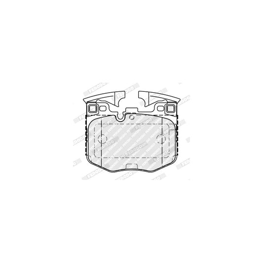 Ferodo Fdb5055 Brake Pad Set Not Prepared For Wear Indicator