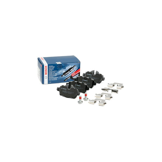 Bosch 0986494645 Brake Pad Set With Anti Squeak Plate With Bolts Screws With Mounting Manual BP1305