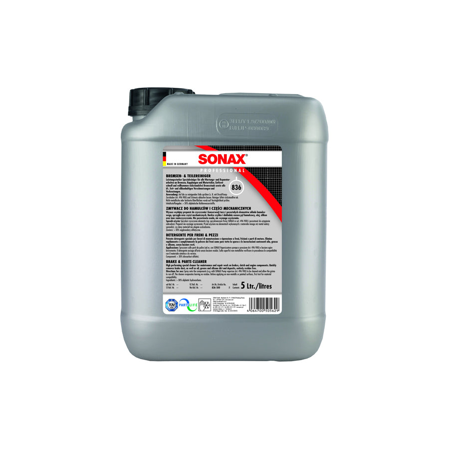 SONAX 08365000 Brake Cleaner | Duco Car Parts UK Car Parts