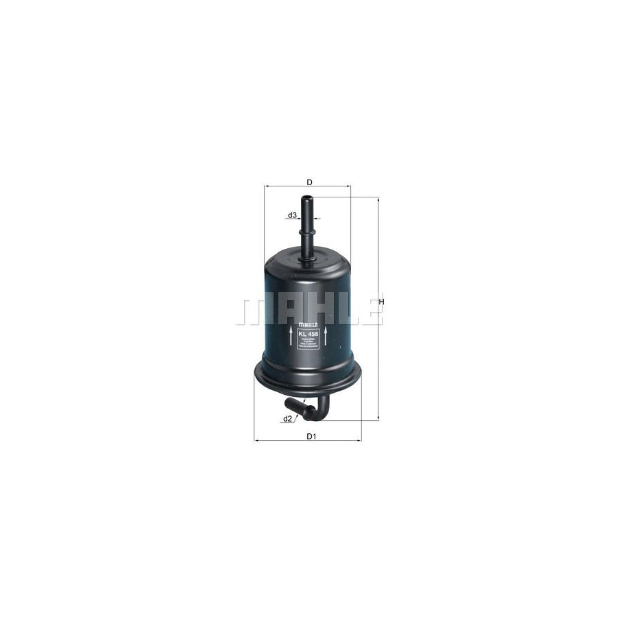 MAHLE ORIGINAL KL 456 Fuel filter In-Line Filter