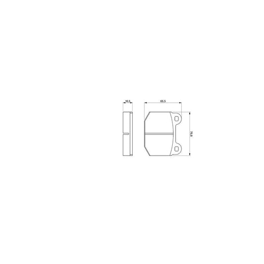 Bosch 0986463232 Brake Pad Set BP633
