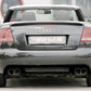 Rieger 00088077 Audi 8H A4 Rear Diffuser for Twin Tailpipe Left & Right - Glossy Black