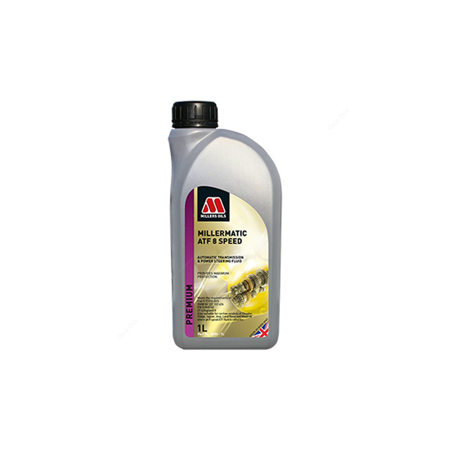 Millers Oils Millermatic ATF 8 Speed Automatic Transmission Fluid 1l
