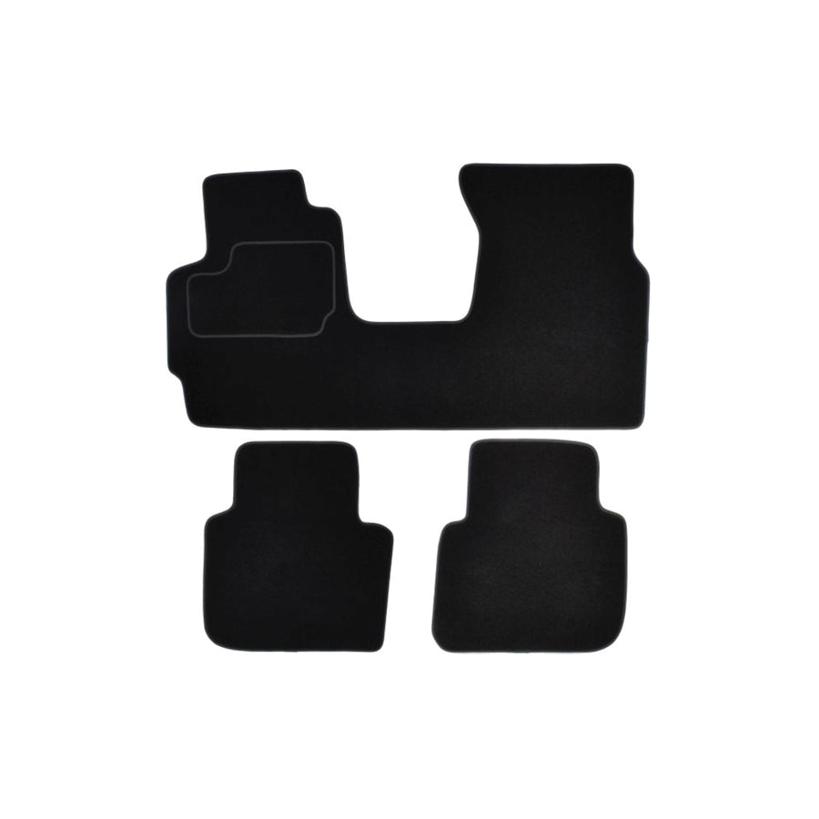 MAMMOOTH A041 HON130 PRM 01 Floor mat set for HONDA CR-V I (RD) Textile, Front and Rear, Black