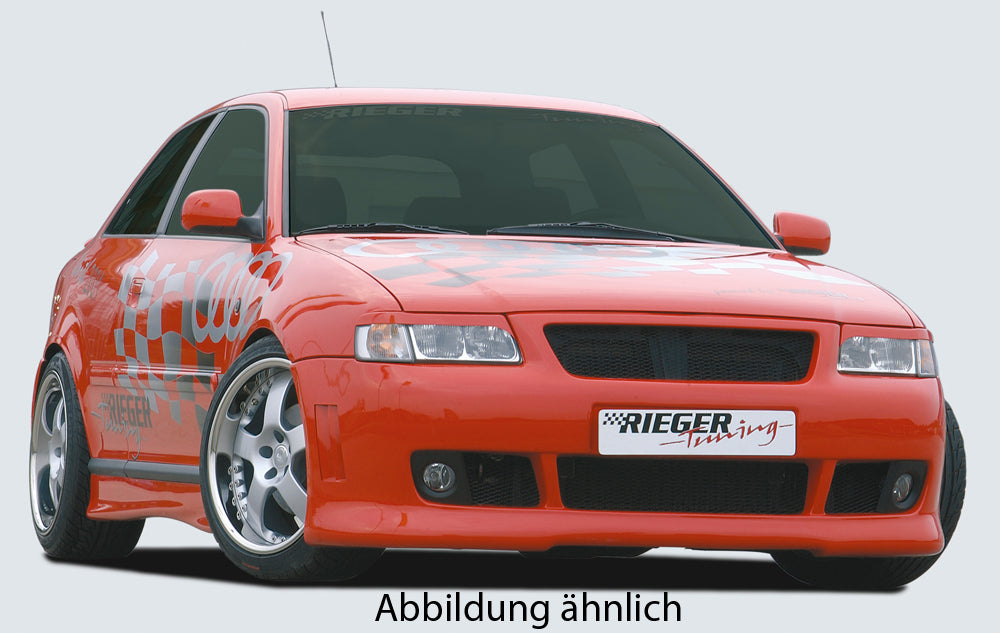 Rieger 00056620 Audi 8L A3 Front Bumper - S3-Look -  Matte Black
