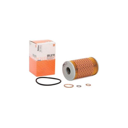 MAHLE ORIGINAL OX 47D Oil Filter Filter Insert