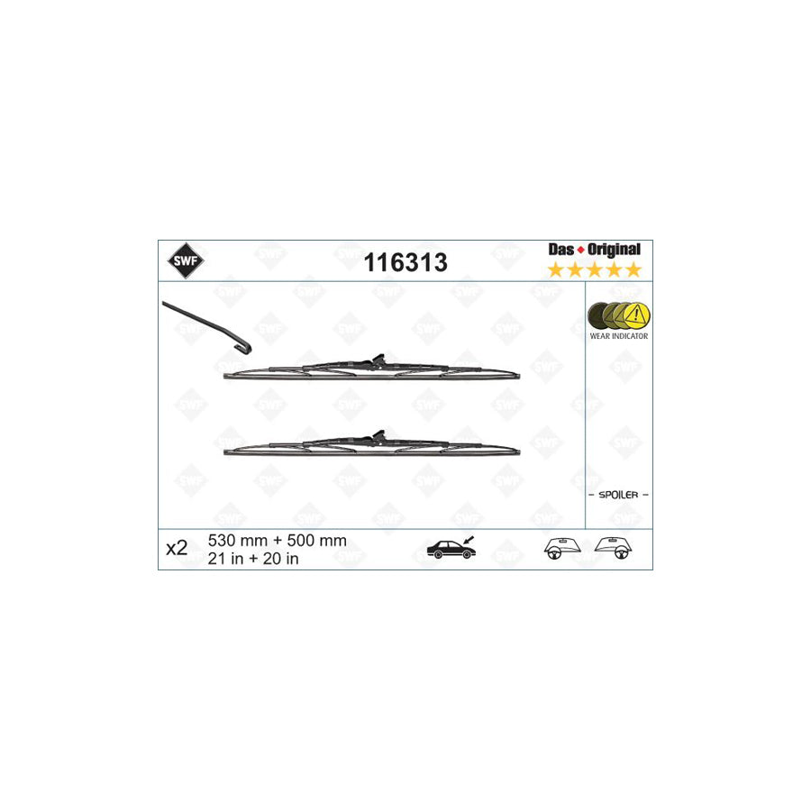 Swf Original 116313 Wiper Blade | Duco Car Parts UK Car Parts