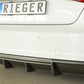 Rieger 00099355 Audi 8V A3 Rear Diffuser for Twin Tailpipe Left - Carbon-Look