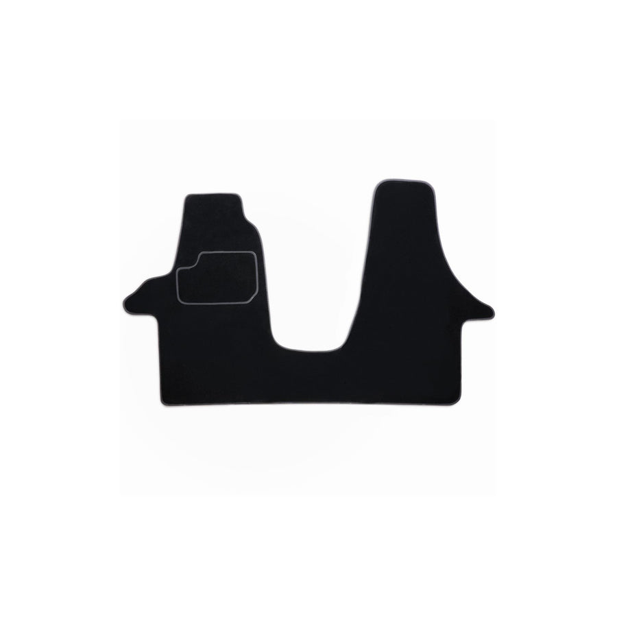 MAMMOOTH A041 VW415 PRM 01 Floor mat set for VW TRANSPORTER Textile, Front, Black