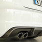 Rieger 00099355 Audi 8V A3 Rear Diffuser for Twin Tailpipe Left - Carbon-Look