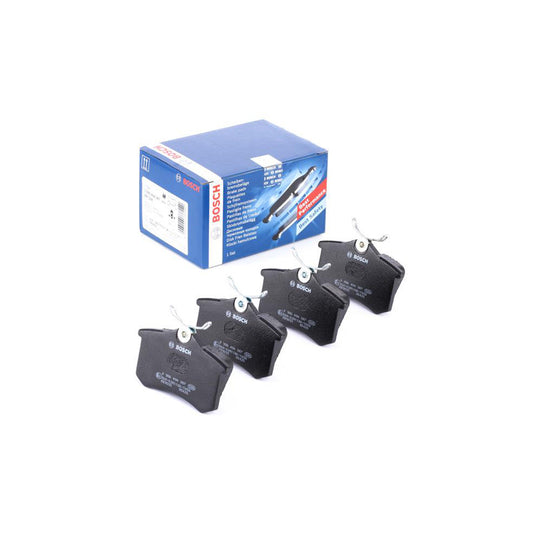 Bosch 0986494387 Brake Pad Set With Anti Squeak Plate With Mounting Manual BP1295