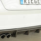 Rieger 00099355 Audi 8V A3 Rear Diffuser for Twin Tailpipe Left - Carbon-Look