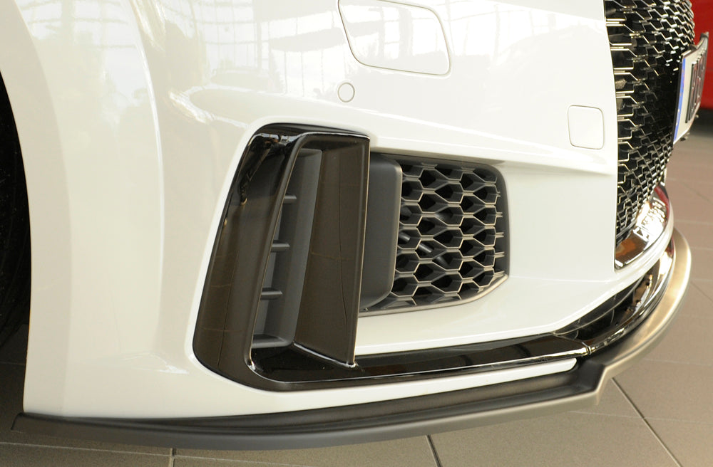 Rieger 00055180 Audi 8J-FV 8S Front Splitter (TT & TTS) -  Matte Black